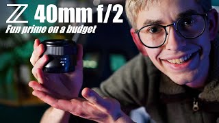 Nikon 40mm f/2 Z Lens Review & 35mm 1.8 Comparison