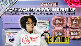 HOW TO SAVE BIG with COUPERT | Money routine check-in | Cash envelopes