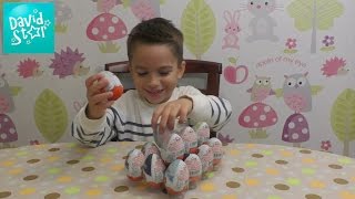 Открываем яйца Киндер Сюрприз много штук и классные игрушки внутри Kinder Surprise opening