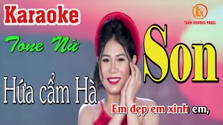 Karaoke SON _ Tone Nữ I Hứa Cẩm Hà I Beat Phối Chuẩn Hay Nhất