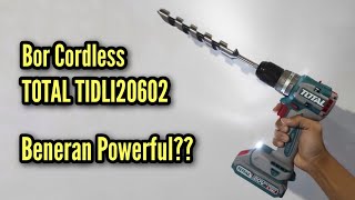 Kekinian!! Bor Hammer Cordless Drill TOTAL TIDLI20602 Terbaru 13mm 20v p20s