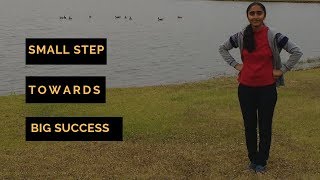 Small STEP towards BIG success || #Becoming || #walkandtalk