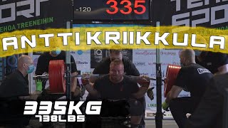 Antti Kriikkula 880kg yhteistulos | Klassisen voimanoston SM 2022