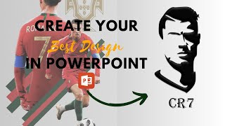 Cristiano Ronaldo Design in PowerPoint #design #cristianoronaldo #creative #cr7 #powerpoint