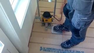 Uponor + DeWalt router