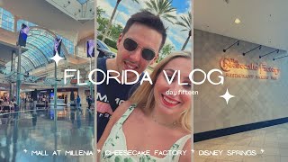 FLORIDA DISNEY WORLD VLOG | DAY 15 | APRIL 2023 | MALL AT MILLENNIA & CHEESECAKE FACTORY