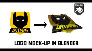 Create Logo Mock-ups in Blender - Tutorial - Cycles