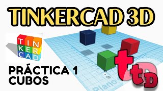 TINKERCAD 3D.Interfaz, mover objetos y regla.