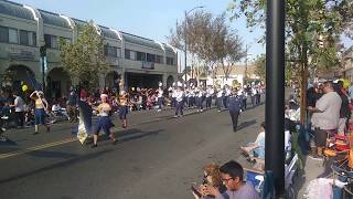 St. John Bosco Braves Marching band in the Downey Christmas Parade 2017