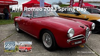 Some amazing cars at the Alfa Romeo 2023 Spring Day - rare Alfa Bertone and Touring on display