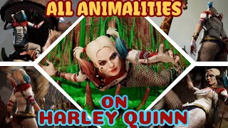 All Animalities Performed on the Harley Quinn Mod - Mortal Kombat 1