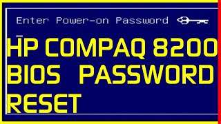 HP Compaq 8200 Elite CMT Power-On Password reset 4K Ep.400