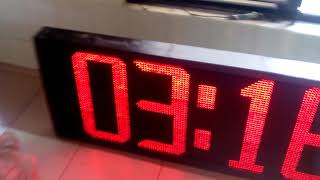 P10 MATRIX  GPS  clock 7 feet x 2 feet (Nanosoft & Technology)