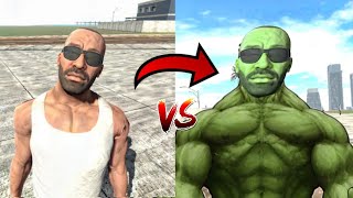 Franklin fight with hulk - indian bike driving 3d !! Franklin vs Hulk in Indian bike driving 3d