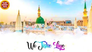 Wo Jiske Liye Mahfil e Qaunain Saji Hai | Wo Mera Nabi Hai Status | #youtube #viral #trending