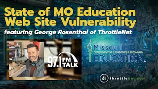 State of Missouri Department of Elementary and Secondary Education Web Site Vulnerability