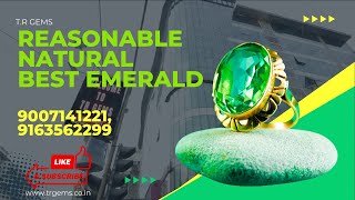 Natural Emeralds New Collection In Minumum Price, Best Gemstone Shop in Central Kolkata, T. R Gems