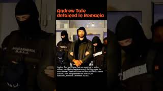 Andrew Tate detained in Romania #AndrewTate #AndrewTateArrested #TristanTate #Romania