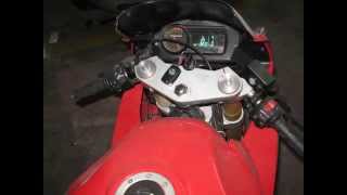 hyosung gtr 250 mod 2007 crash!!!