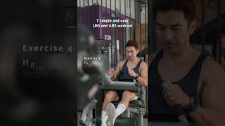 7 simple and easy Leg and ABS workout in 2023 #fitness #legday #absworkout