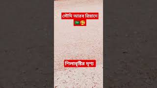 সৌদি আরব রিয়াদের শিলাবেশের বৃষ্টির কিছু দৃশ্য