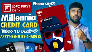 How To Apply IDFC First Millennia Credit Card In Telugu | IDFC Millennia Credit Card Benifits