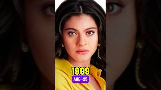 Kajol transformation over the years (1989-2024)| #kajol #bollywood #transformation #shorts