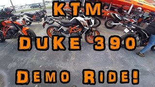 KTM Duke 390 Test Ride Demo Review!