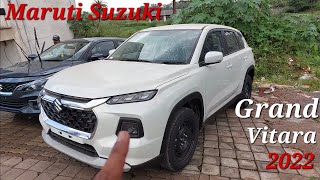 Maruti Suzuki | Grand Vitara Delta variant 2022 I features loaded SUV | exterior and interior review