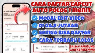 Cara Daftar CapCut Creator 2024 | Tutorial Daftar Kreator CapCut Bulan AGUSTUS 2024