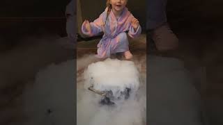 Grandkids night... playing with dry ice.  #grandkids #samsung #playing #science