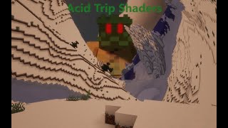 Minecraft But... I'm Using The Acid Trip Shaders