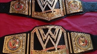 WWE Big Logo V1 vs V2 Replica belt comparison