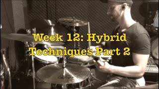 Push - Pull Part 2 / Up Tempo Ride Cymbal  / Hand Technique Demystified Week 12