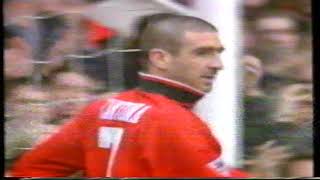 EPL 1996 Manchester City 2 vs Manchester United 3 at Maine Road