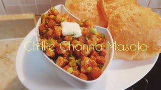 Chilli Channa Masala | North Indian Dish | Crispy Chilli Channa Masala |Step by Step.