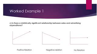 Video 2 Simple Linear Regression Part 1