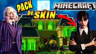 Pack de SKIN de MERLINA Familia ADDAMS para MINECRAFT!!(WEDNESDAY) Enid Sinclair