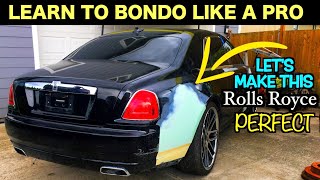 ✅ Learn To Bondo Like a Pro on a Rolls-Royce Ghost Let Me Show you How its Done