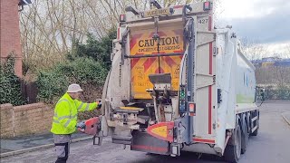 The Expendables!! Veolia Dennis Elite 6 Bin lorry on General Waste, NNX