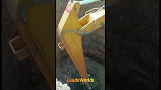 excavator with long boom #excavator #excavatorvideos #shortvideo #mining