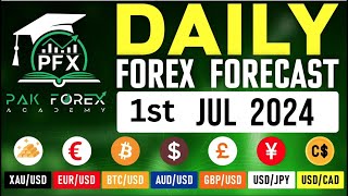 HOW TO PREDICT UPCOMING SESSION . DAILY FOREX FORECAST 01-07-2024