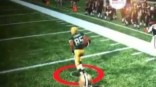 Madden Greg Jennings breaks his leg and scores