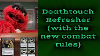 Deathtouch Refresher with the new combat rules #mtg #magicthegathering #commander #tcg #puppet