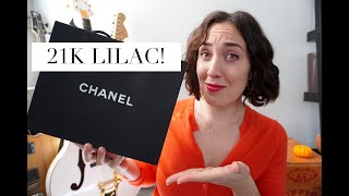 CHANEL 21K UNBOXING!! 💜  MICRO BAG FIRST IMPRESSIONS