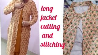 Instagram trendy long jacket cutting and stitching//how to make long jacketJanuary 2, 2024