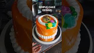 #cake #simpledesignofcake