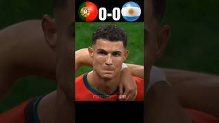 Ronaldo Heartbreaking | Portugal vs Argentina Semifinal World Cup Imaginary #football #ronaldo