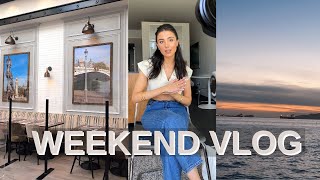 WEEKEND VLOG: FILMING, THE BEACH, FRENCH INSPIRED CAFE!