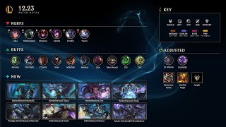 New Patch 12.23 Rundown Summary - PreSeason 2023 - League Of Legends